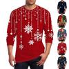 Men's T Shirt O-Neck Clothing Apparel Outdoor Long Sleeve Print Fashion Designer Vintage