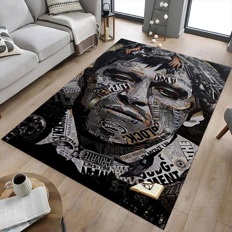 1 шт. Коврик для офисного кресла Scarface, Мягкий, Удобный, Всесезонный, Идеально подходит для дома, спальни или офисного декора, Идеальный подарок для