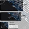 Gaming Mouse Pad Hexagon Geometric Art Design Keyboard Deskmat Gamer Large Mousepad Computer Office Nonslip Cushion Accessories