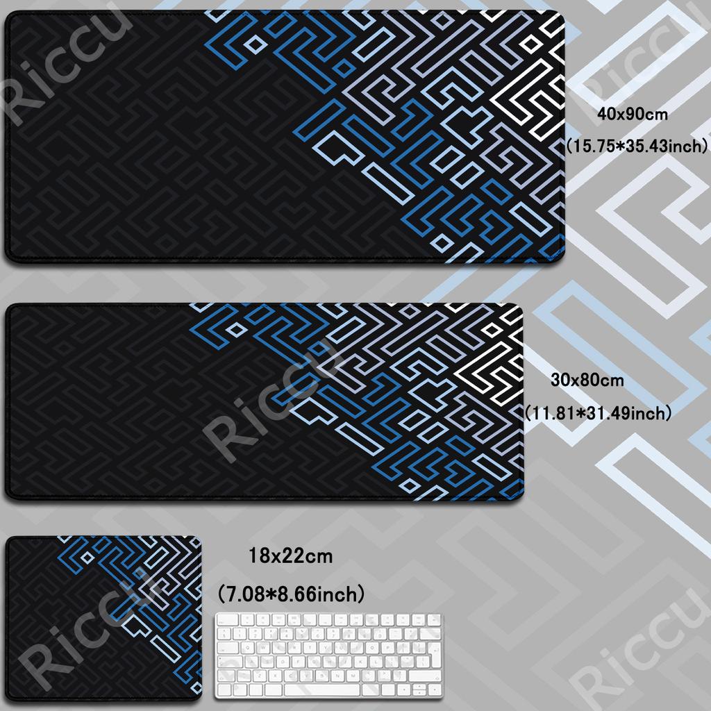 Gaming Mouse Pad Hexagon Geometric Art Design Keyboard Deskmat Gamer Large Mousepad Computer Office Nonslip Cushion Accessories