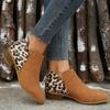 Fashion Fashion Women Boots Winter Retro Women Ankle Boots Leisure Leopard Ankle Boots Comfortable Ladies Shoes Plus Size