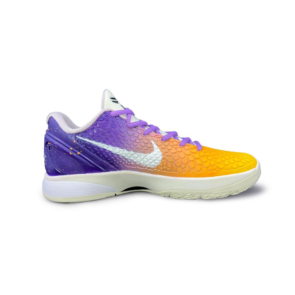 Nike Кроссовки Zoom Kobe 6 Protro 'All Star 2.0' Устойчивые к истиранию Нескользящие Низкие Баскетбольные Мужские Желто-Фиолетовые FQ3546-100(Команда258-)