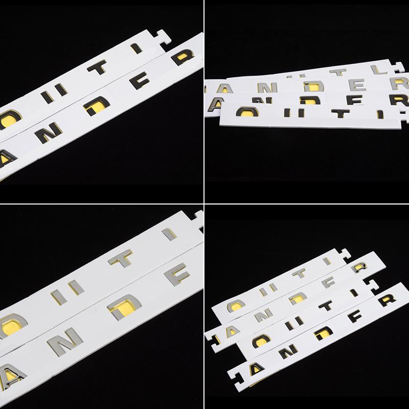 3D буквы, эмблема на капоте, логотип, автомобильные наклейки, Стайлинг, автомобильные аксессуары, надпись для Mitsubishi Outlander, ABS Chrome