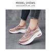 Обувь женская, новая обувь на толстой подошве, дышащая обувь Flyknit, модные универсальные носки, повседневная обувь