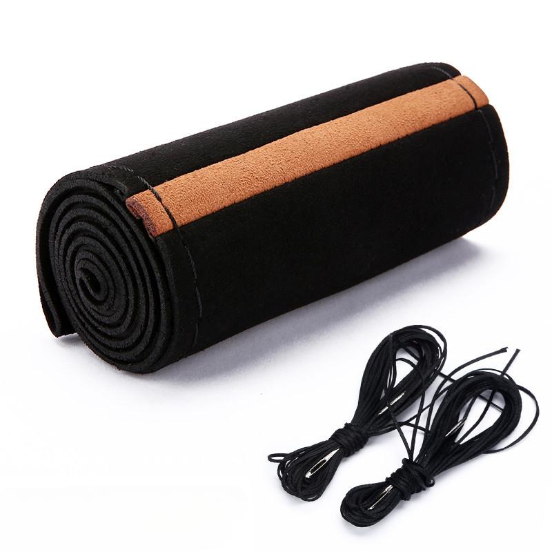 Перекидной Мех Ручной Шов Чехол на Руль Возврат к Стандартной Замше Матовая Кожа Четыре Сезона General Motors Чехол на Ручку