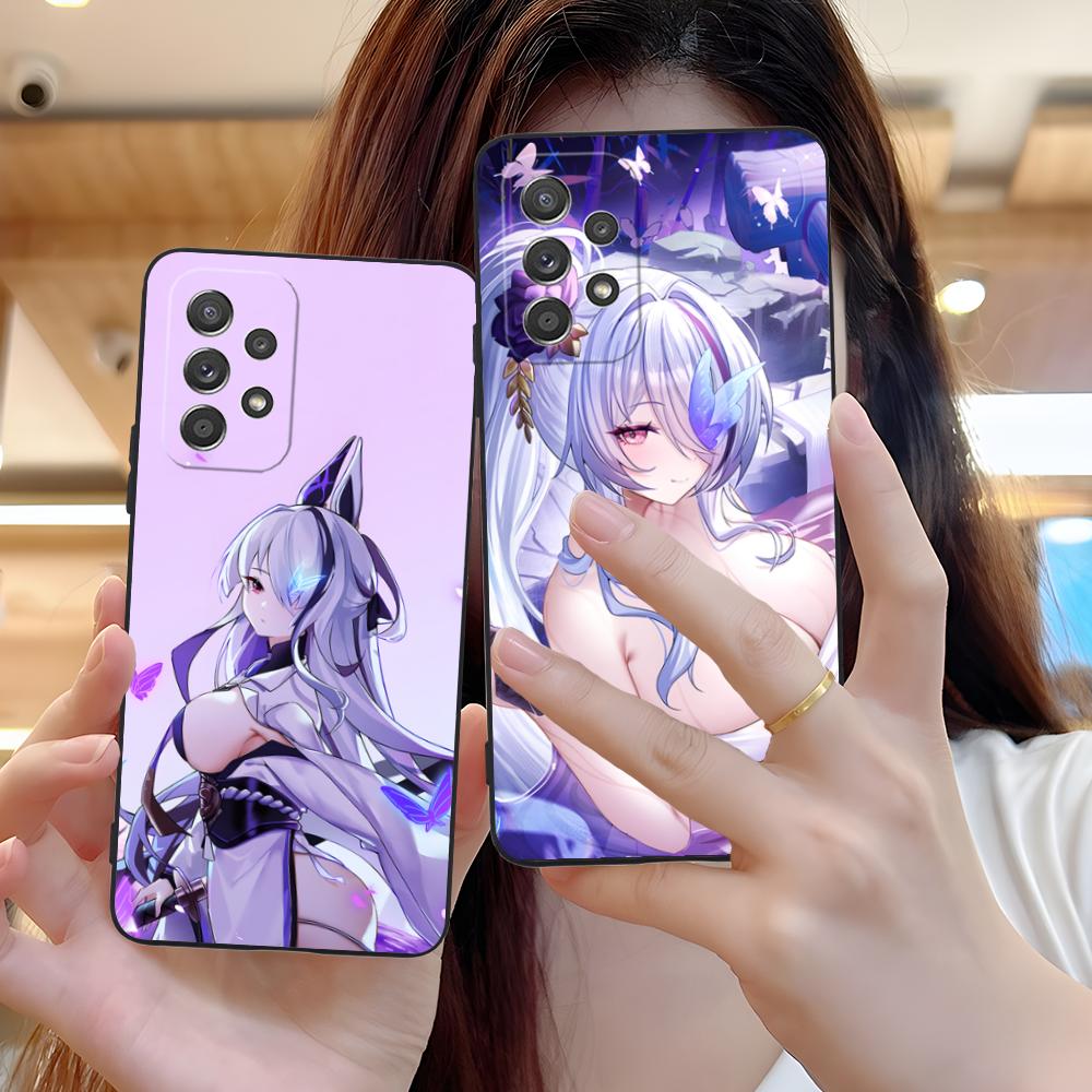 Матовый ТПУ чехол для мобильного телефона Azur Lane Unzen для Samsung Galaxy M55 54 42 35 34 33 32 23 22 15 14 13 12 F55 5G Цветная крышка