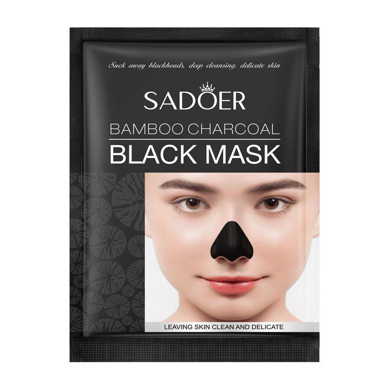 Nose Patch SADOER Bamboo Charcoal Blackhead Nasal Mask Sticker T-zone Care