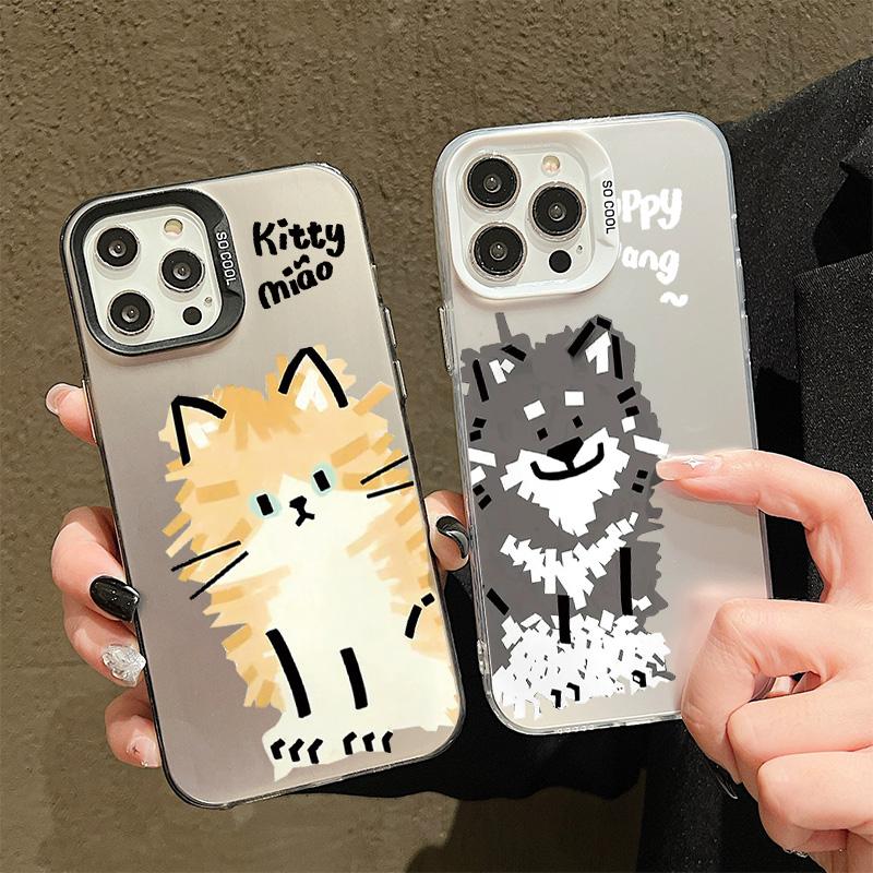 Silicone Case For Vivo V60 V50 V40 Lite V30E iPhone 17 16 15 14 13 12 11 Samsung A06 A16 A26 A36 A56 Cover DIY Painted Cartoon Shockproof Phone Bumper