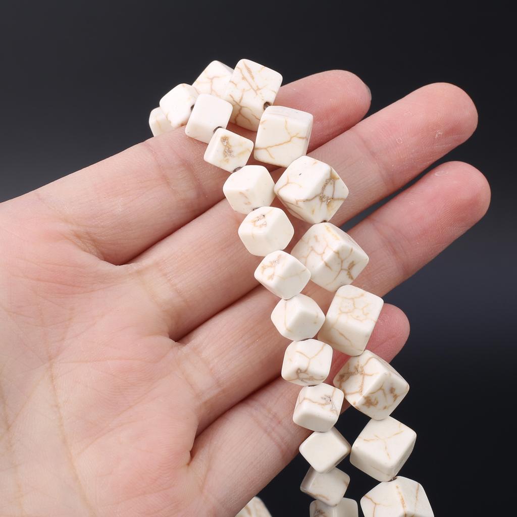 1 нить рейки целебная энергия натуральные камни бусины квадратные цветные бирюзовые свободные разделительные бусины для самостоятельного изготовления рождественских аксессуаров бижутерии 38 см