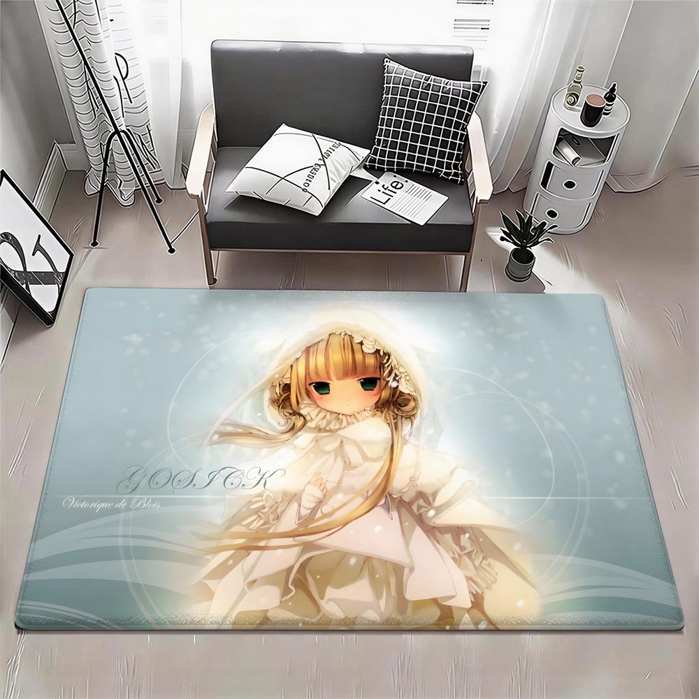 Anime G Gosick Floor Mat Eco Flannel Doormat Non Slip Odorless Indoor Floor Rug Soft Short Plush Home Mat