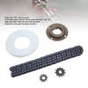 Toothless Flywheel T8F Sprocket Chain Kit 44T Rear Sprocket Chain Sprocket Kit  Go Kart