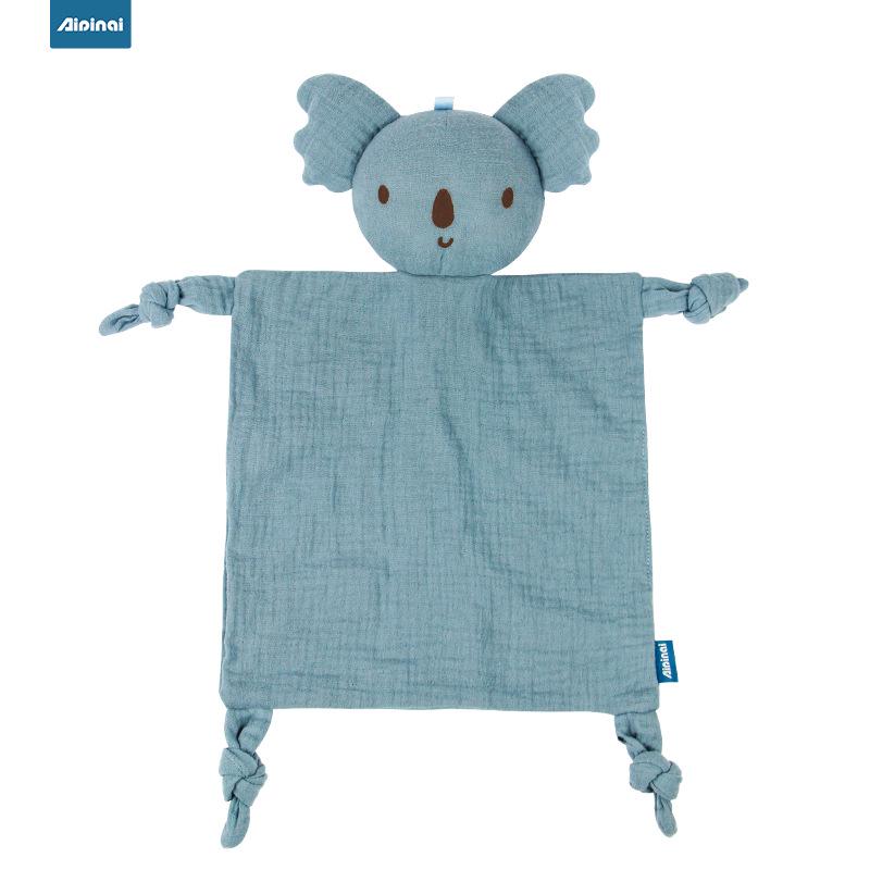 Кукла-полотенце в виде слона из двухслойной хлопковой марли Aipinqi Baby Comfort