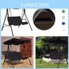 Anti-uv Swing Seat Canopy Cover With Bandages For Outdoor Use