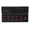 Умная USB-зарядка 10 портов 12А Станция быстрой зарядки Power Hub Сетевой фильтр Розетка Док-станция Блок