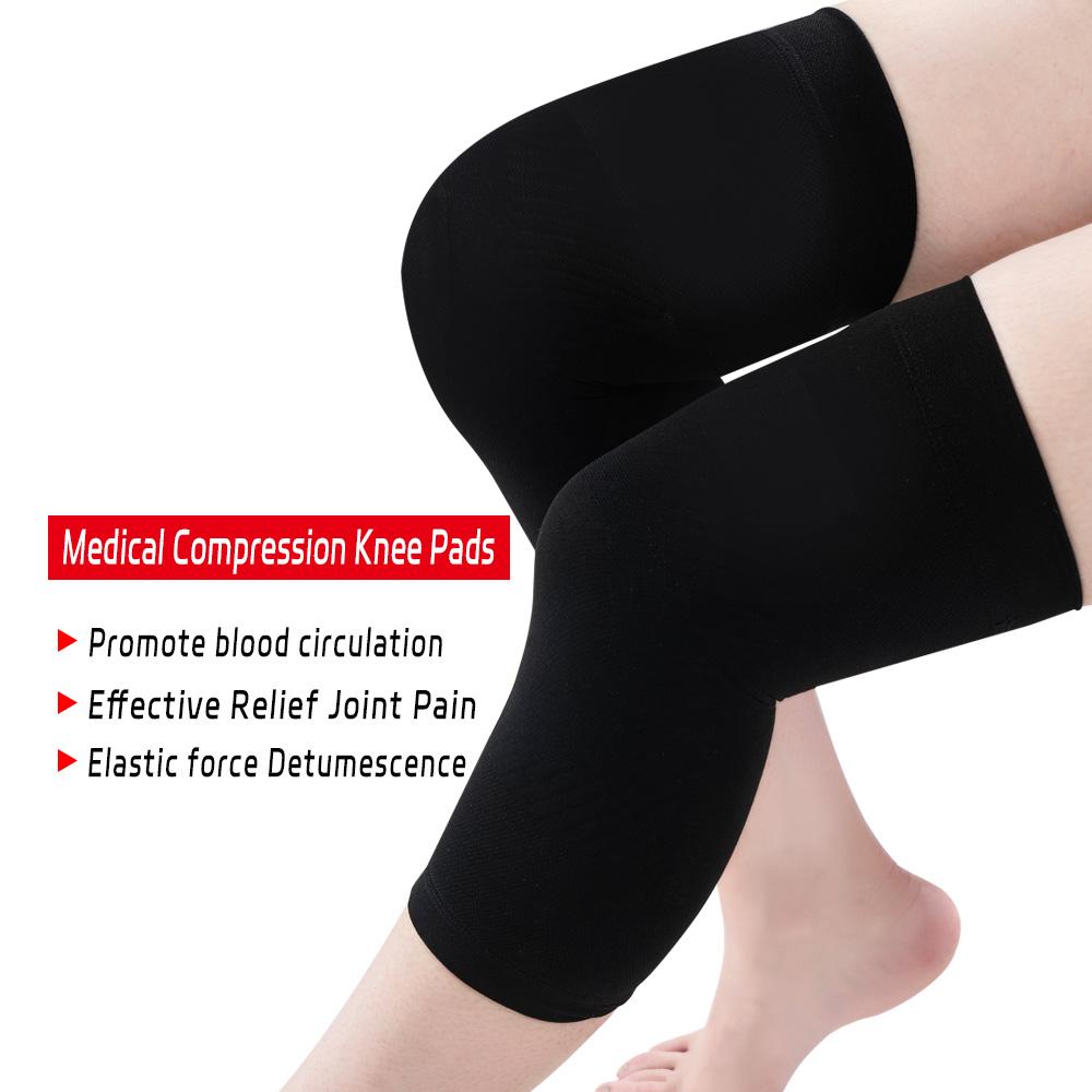 High Quality Orthopedic Nylon Compression Knee Brace Leg Compression Sleeves Knee