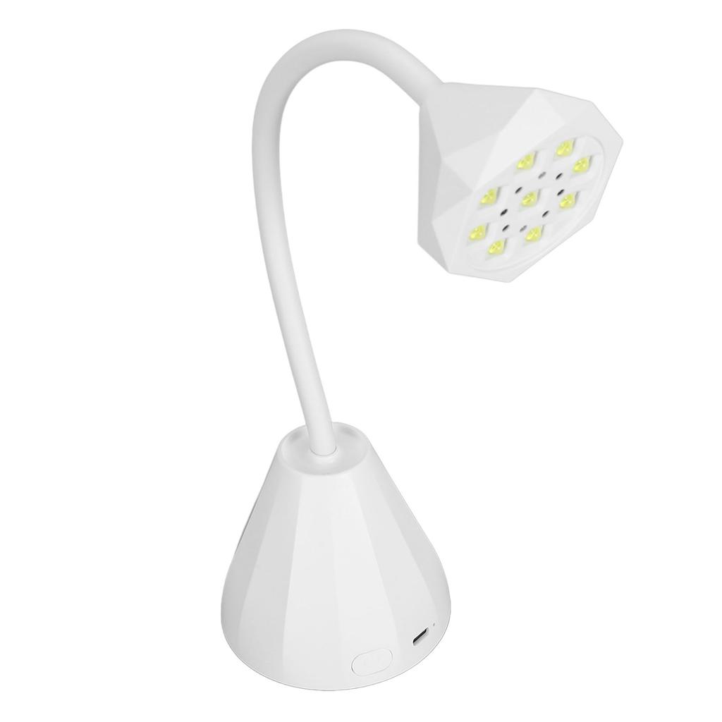 Лампа для ногтей на гибкой стойке, 27 Вт, с 9 чипами лампы, гибкая перезаряжаемая УФ-гелевая сушилка для ногтей, лампа на гибкой стойке