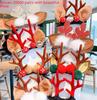 Red Santa Claus Antler Hairpin - Cute Christmas Headdress for Kids, Perfect Photo Prop