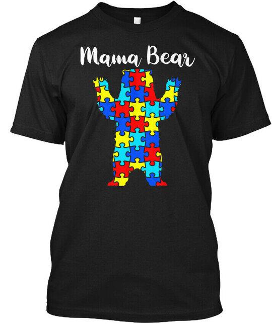Mama Bear Autism Awareness Tshirt Size S To 5xl