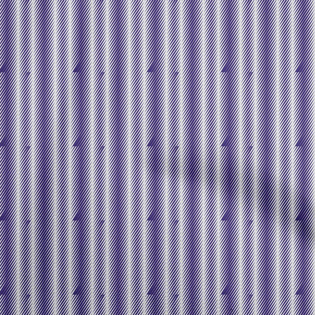 oneOone Cotton Flex Blue Fabric Abstract  Stripe Fabric For Sewing Printed Craft Fabric By The Yard 40 Inch