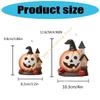 Halloween Miniature Pumpkin Figurines Resins Pumpkin Ornament Fairys Halloween Garden Adornment Miniature Landscape 55KF