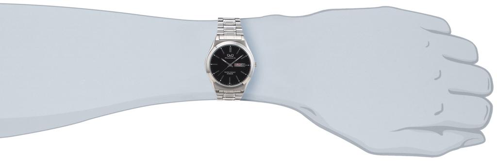 Мужские часы Citizen SOLARMATE Silver Водонепроницаемость до 10 АТМ Q&Q H010-202,