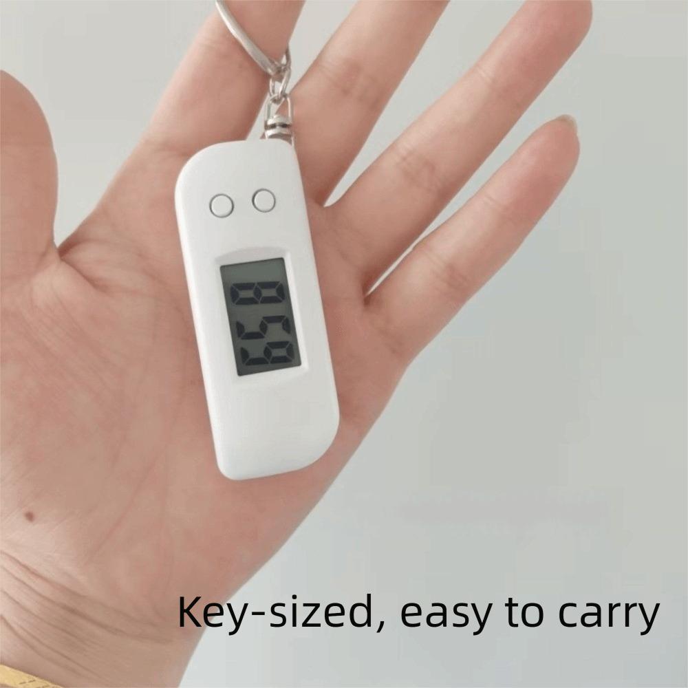 Portable Digital Electronic Clock LED Display Digital Pocket Clock Backpack Accessory