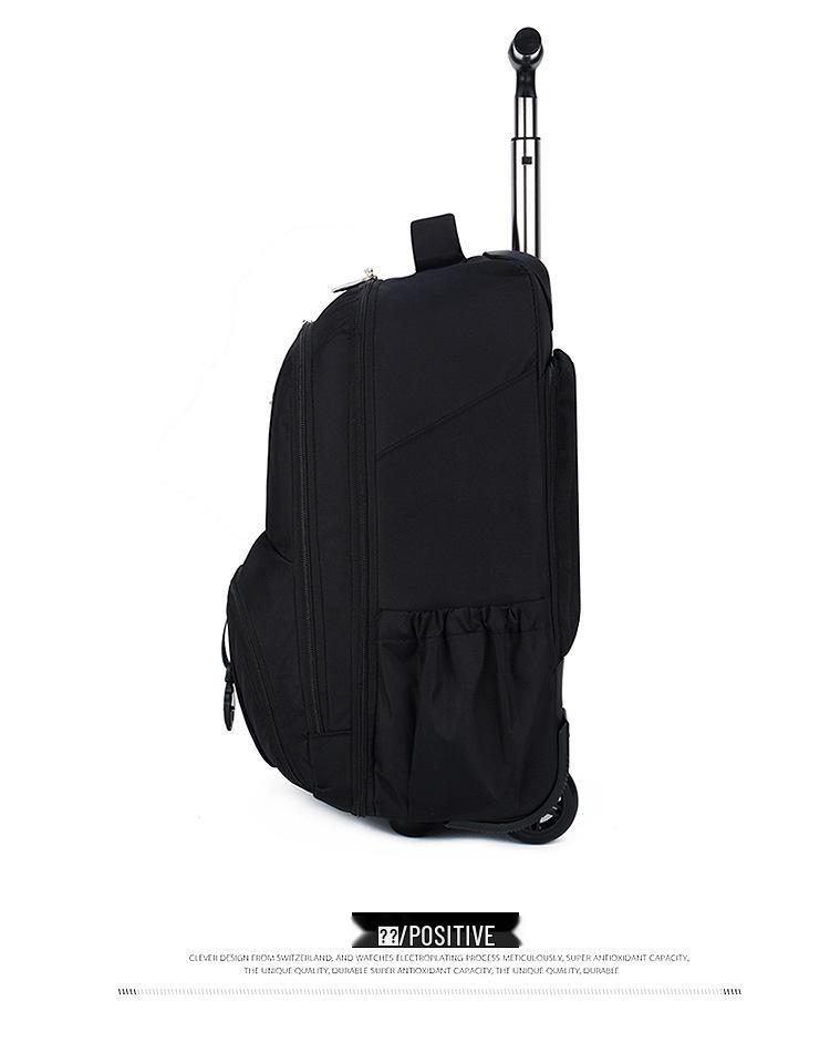 Рюкзак на колесиках для ноутбука - Универсальная дорожная и школьная сумка на колесиках