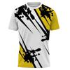 Summer 3d Printed T Shirt Men Table Tennis Men's Short Sleeve Sports Training Oversized T-shirt Sport Gym Clothing