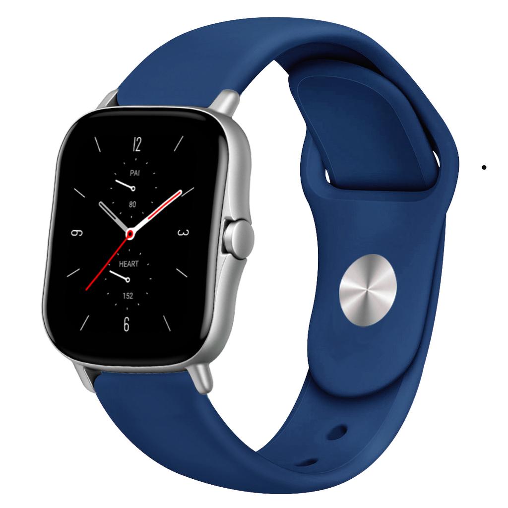 20 мм/22 мм ремешки для часов для Amazfit GTS 4/3/2/2e/Mini/GTR 42 мм/GTR 4/3 Pro Силиконовый браслет Amazfit helio/balance 2 bip 5 6 ремешок