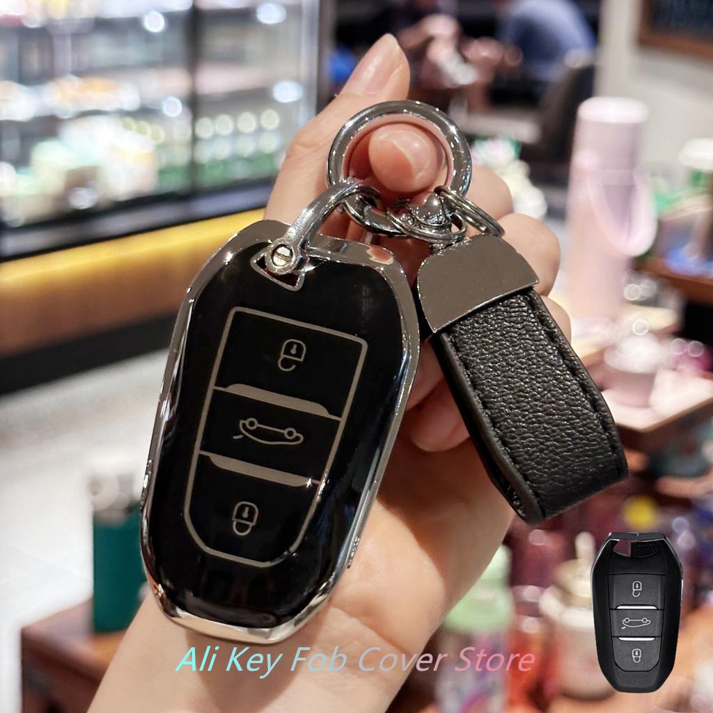 Чехол для брелока для Peugeot 2008 3008 4008 5008 308 408 508 Citroen C1 C2 C4 C6 C3-XR Picasso Grand DS3 DS5 Автомобильный брелок