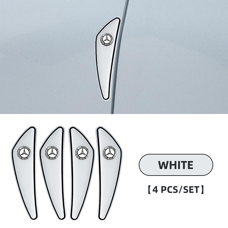 4Pcs Rubber Bumper Strip Car Door Anti-Collision Sticker For Mercedes Benz AMG W211 W204 W205 W203 W211 W212 W213 W201 W210 W124