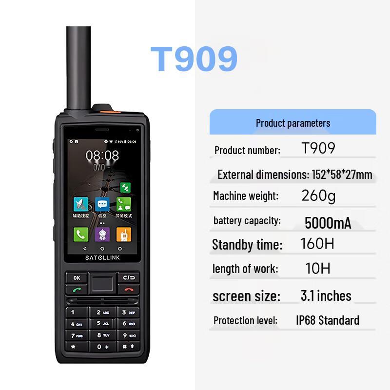 Satellink T909 Pro Комплект спутникового телефона для экстренной связи (Китайская версия)