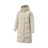 Solid Color Lightweight Breathable Thick Warm Anti-Cold Lock Temperature Windproof Anti-Static Zipper Comfortable Long Down Jacket AYMU528-2