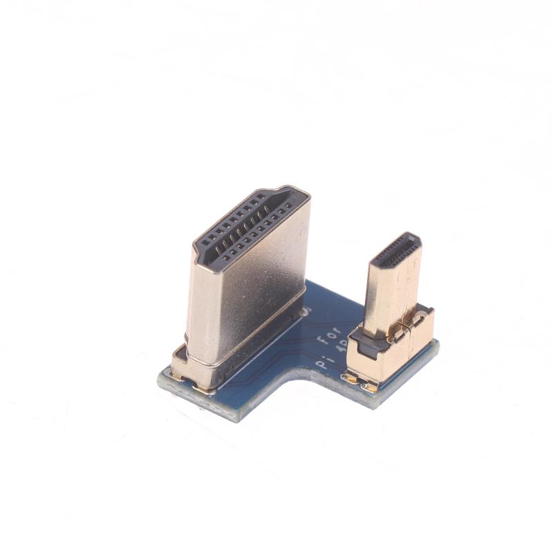 Micro 1.4 Male To Male Bidirectional Connector Adapter For Raspberry Pi 4B 3B Monitor Projector Video Transmission