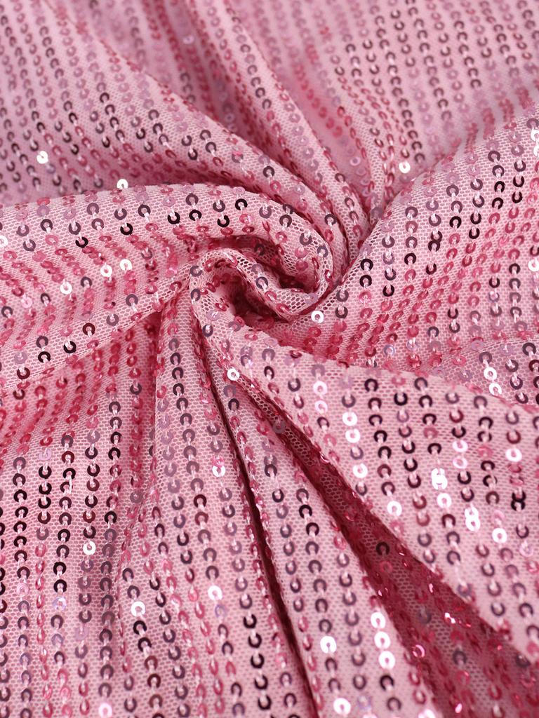 AOMEI Женские платья без бретелек с открытыми плечами, розовые блестки, без рукавов, ампир, до щиколотки, вечерний коктейль на день рождения, наряды для свадебной вечеринки