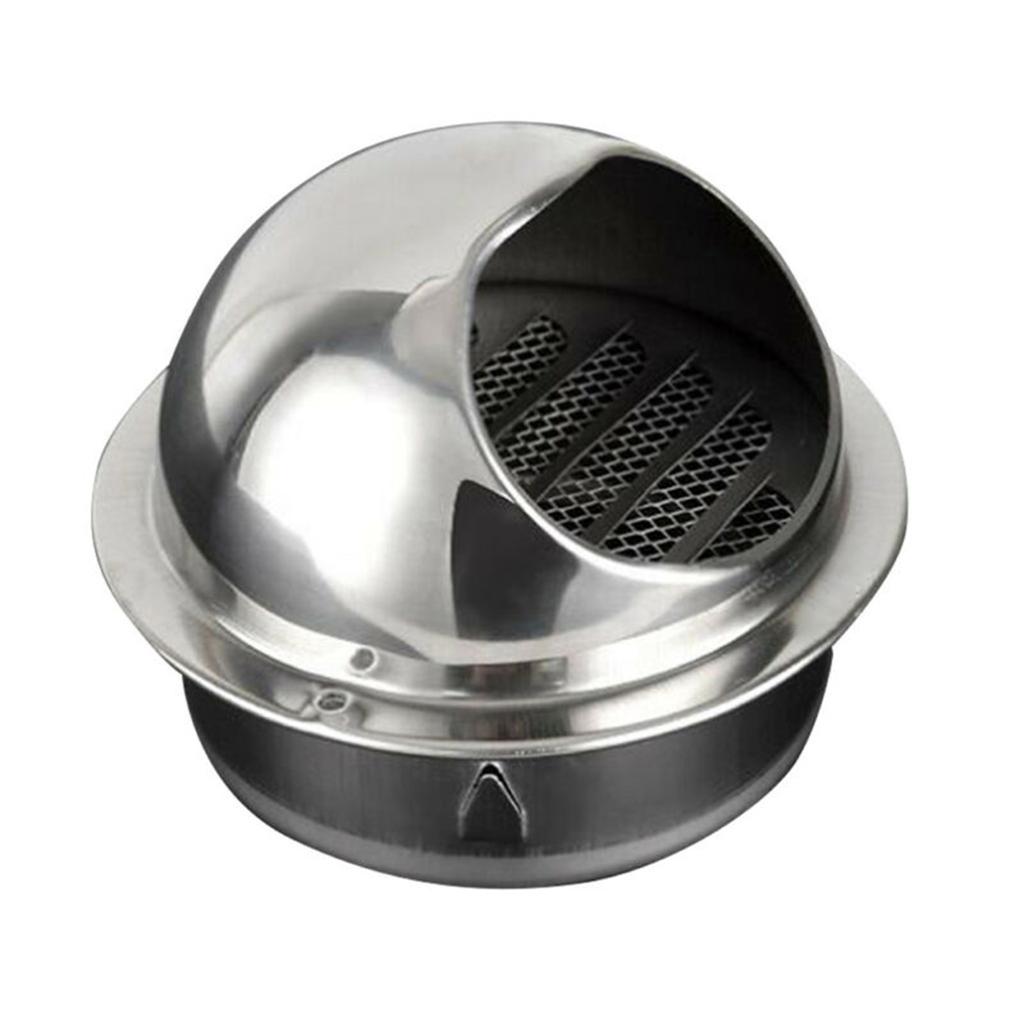 1 Pc Stainless Wall Air Vent Ducting Ventilation Exhaust Grille Cover Extractor
