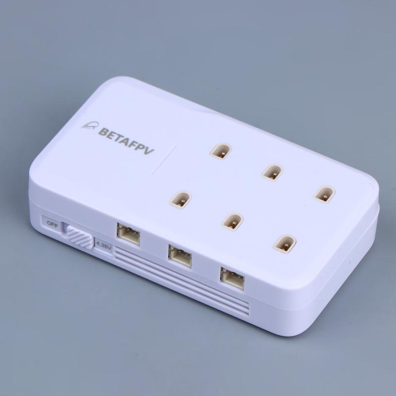 6-портовое зарядное устройство для аккумуляторов 1S Lipo-аккумуляторов Type-C Зарядное устройство Bt2.0&Ph2.0 Аксессуары для Fpv Cetus Racing Drone