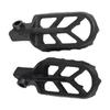 Motorcycle Foot Pedal Stainless Steel 120mm Black Rider Foot Peg Rest Pedal for TW200 PW50 PW80 Pit Dirt Bikes