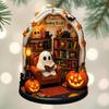 Read Halloween 2D Flat Acrylic Hanging Decoration Halloween Night Decoration Listing