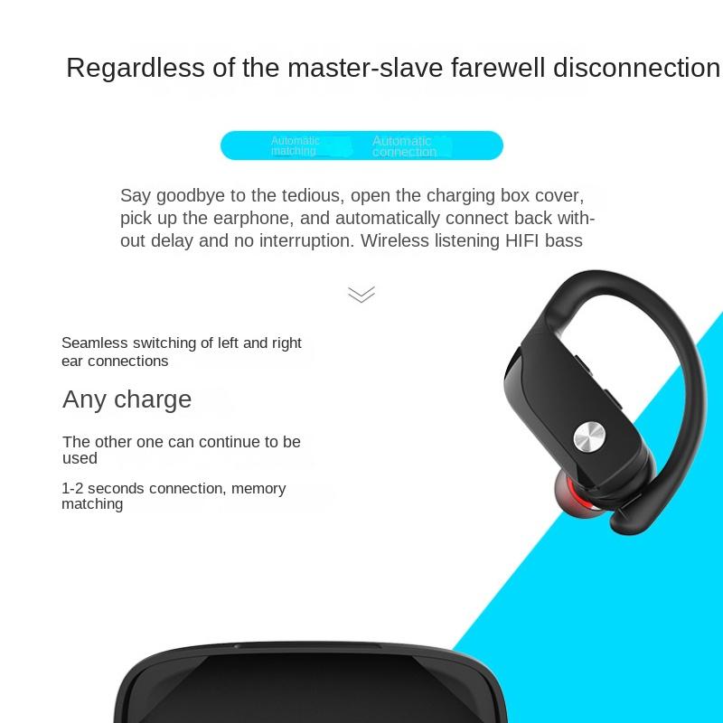 Bluetooth-гарнитура с подвесным наушником, беспроводная Количество Bluetooth-гарнитур High Power 5.0
