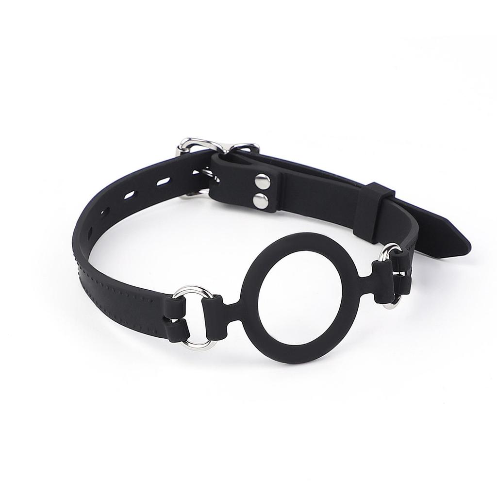 Силиконовый O-образный кляп для BDSM, Игры с рабынями, Глубокое глотание, Прикусывание губ, Взрослый шаровой кляп.