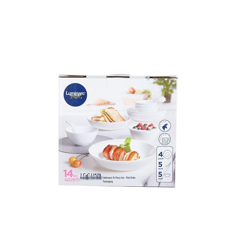 Luminarc Auspicious Cloud Embossed Dinnerware Set