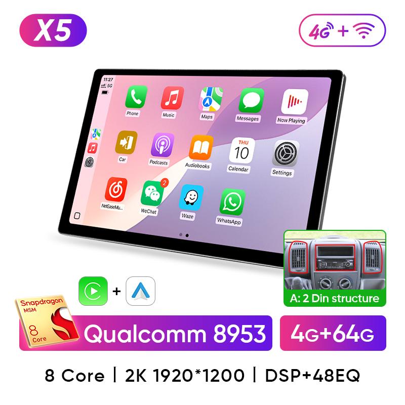 Ainavi 13.1" автомобильное радио для Fiat Ducato Citroen Jumper Peugeot Boxer Dodge Ram 2500 Wireless Carplay Android Auto Car Multimedia