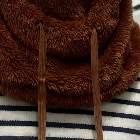 Женский головной убор для верховой езды, однотонный, регулируемый шнурком, защита лица, головной убор, осенне-зимняя утолщенная теплая плюшевая шапка