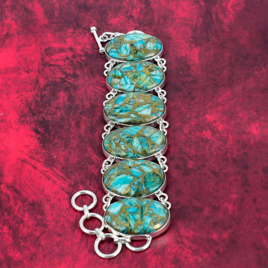 Медные ювелирные изделия из амазонита, браслет из амазонита, ювелирные изделия из стерлингового серебра 925 пробы, браслет из драгоценных камней, серебряные украшения ручной работы для любви
