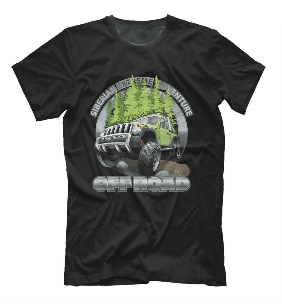 Retro Russia Offroad Siberian Adventure Car TShirt Summer Cotton Short Sleeve ONeck Mens T Shirt New S3XL