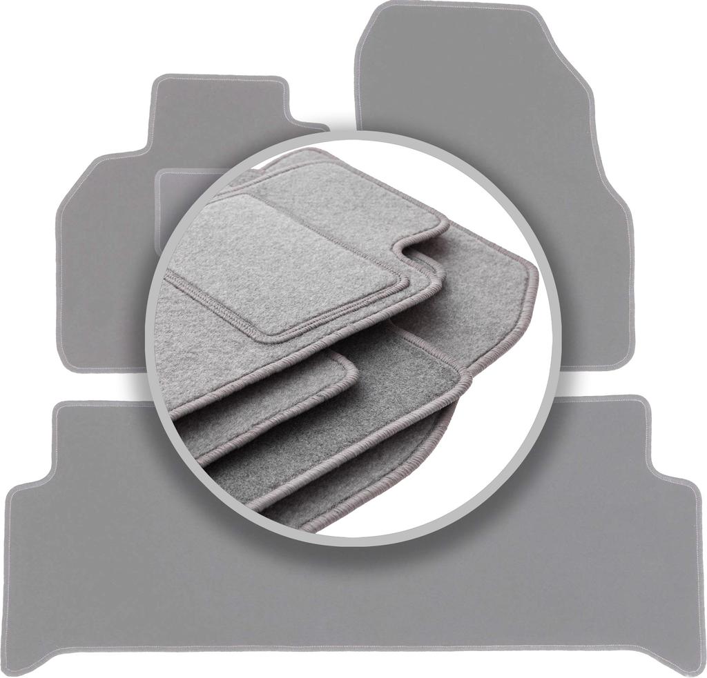 Серые автомобильные коврики для: Минивэн Renault Grand Scenic II (2003-2009 гг.)