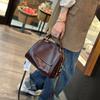 Genuine Leather Retro Bag 2024 New Casual Versatile Crossbody Bag Premium Sense Single Shoulder Pillow Bag Handbag