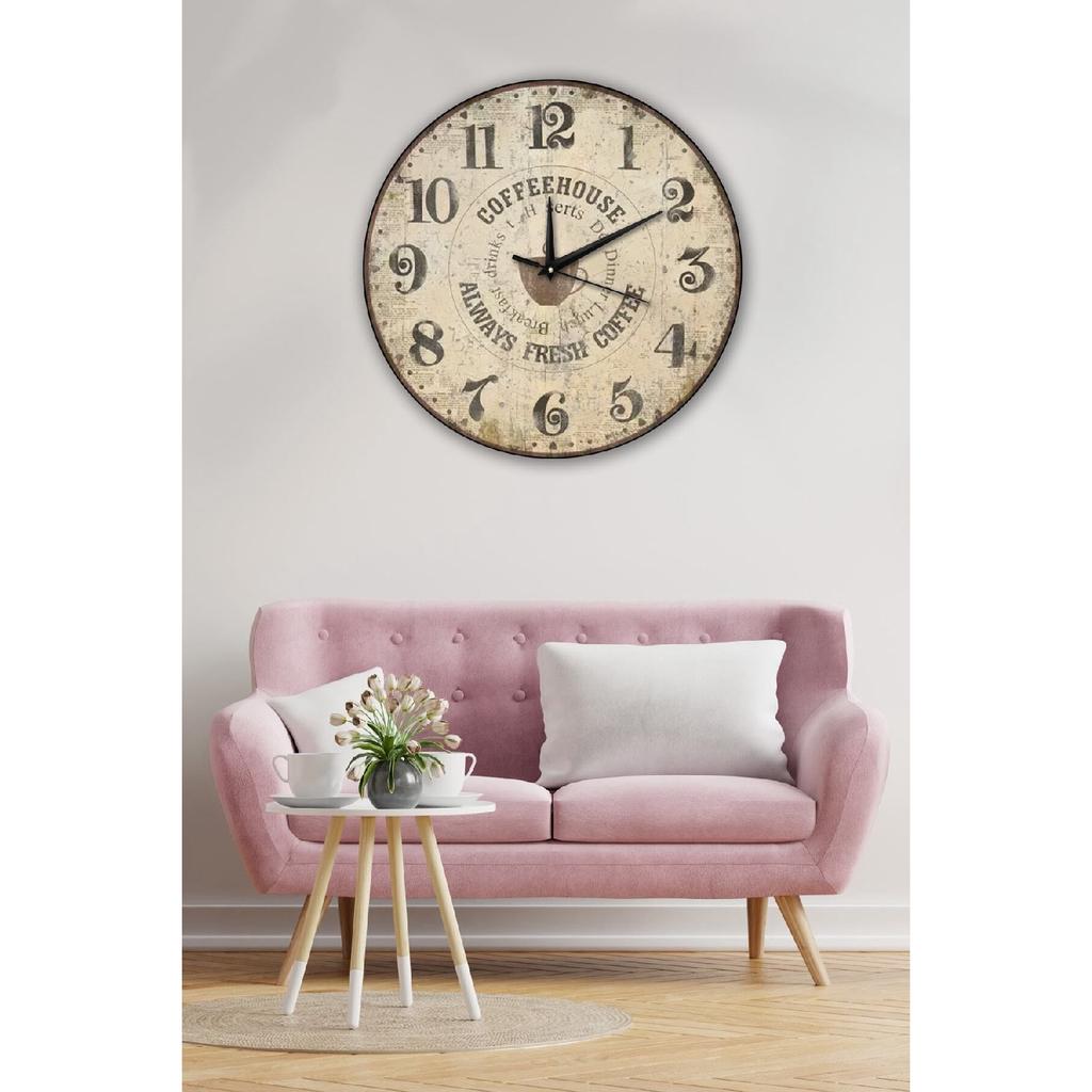 Retro Design Wall Clock 45x45cm