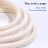 Precision Woven Linen Cotton Round Laces Outdoor Sports Laces Men and Women Casual Canvas Laces Shoes Accessories 1 Pair
